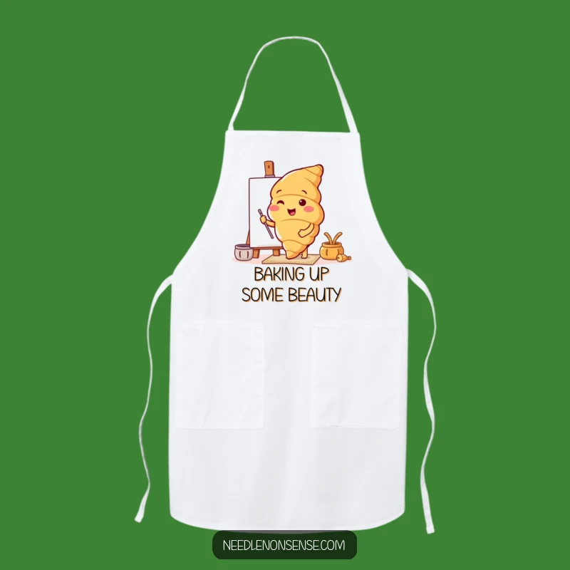Funny Croissant Artist Apron - Protect Your Clothes While Creating