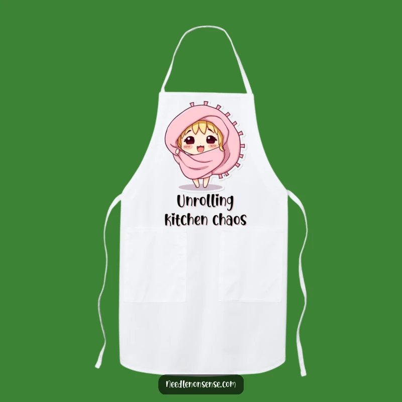 Funny Curious Fabric Swatch Apron - Kitchen Style, Hilarious Gift
