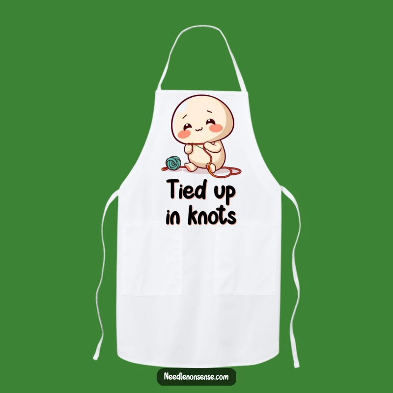 Funny Giggling Needle Apron - Hilarious Gift for the Joyful Cook