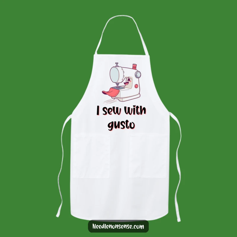 Funny Sewing Machine Apron: Protect Your Clothes with Mischievous Style
