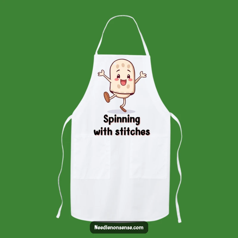 Funny Thimble Cartwheel Apron: Playful Chef Fun, Hilarious Funny Gift