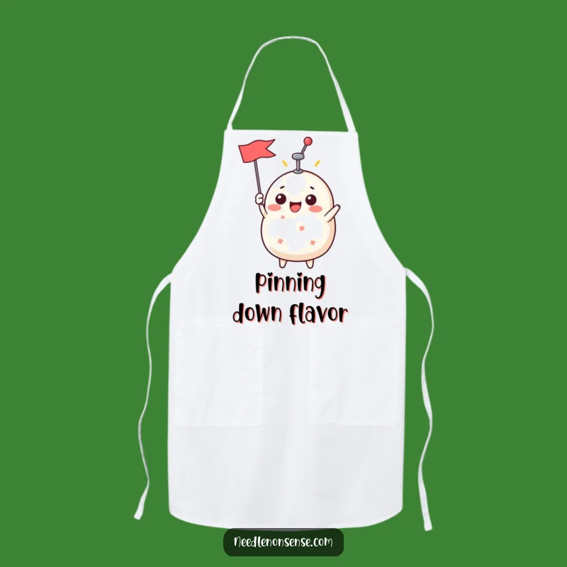 Funny Pin Cushion Chef Apron - Hilarious Heroic Cooking & Sewing Gear