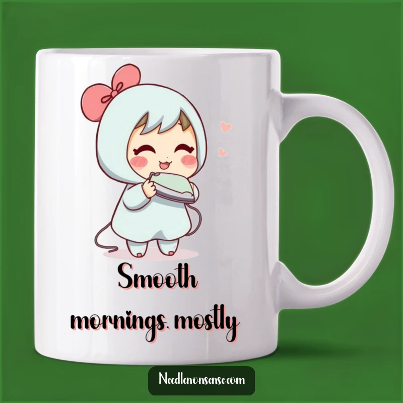 Funny Ironing Air Wrinkle Mug: Hilarious Domestic Chore Gift!