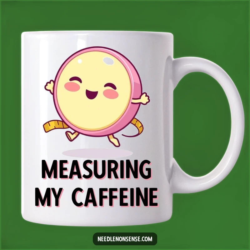Funny Measuring Tape Yo-Yo Mug: Playful Gift for Tailors