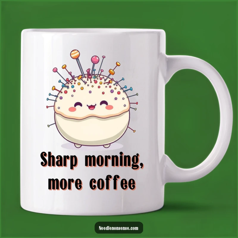 Funny Pincushion Mug: A Sparkling Gift for Sewers and Crafters