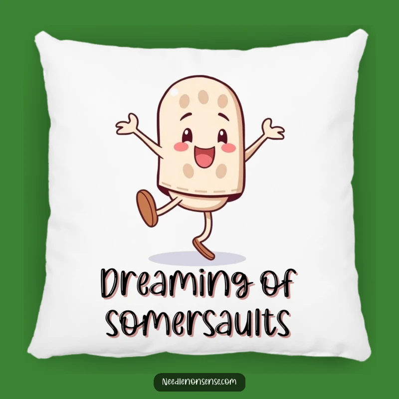 Cozy Funny Thimble Cartwheel Pillow: Soft Active Comfort, Perfect Funny Gift