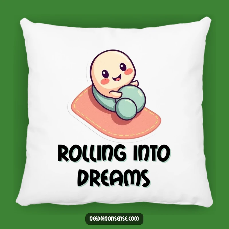 Funny Button Pillow: Cuddle Up with Cute, Playful Comfort