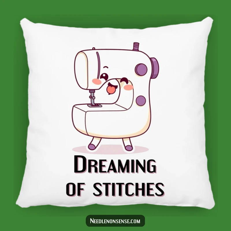 Funny Dancing Machine Pillow - Cozy & Cheerful Sewing Accent