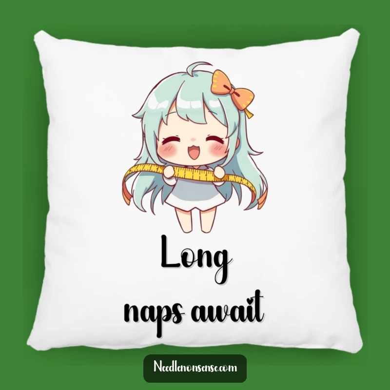 Funny Measuring Ribbon Pillow: Cuddle Up with Precise Comfort and Playful Design!