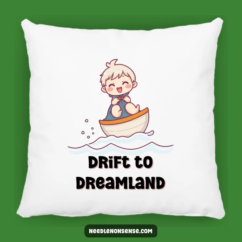Funny Thimble Boat Giggling Character Pillow, a Cozy and Hilarious Decorative Accent Gift