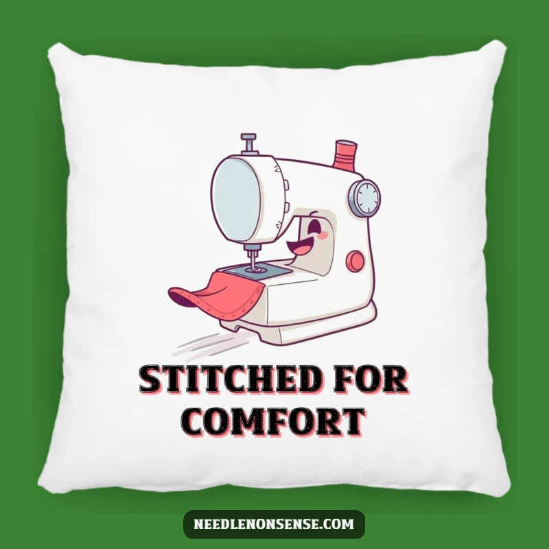 Funny Sewing Machine Pillow: Cozy Comfort with a Mischievous Design