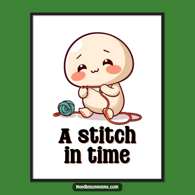 Funny Giggling Needle Digital Art - Instant Laughs, Perfect Gift