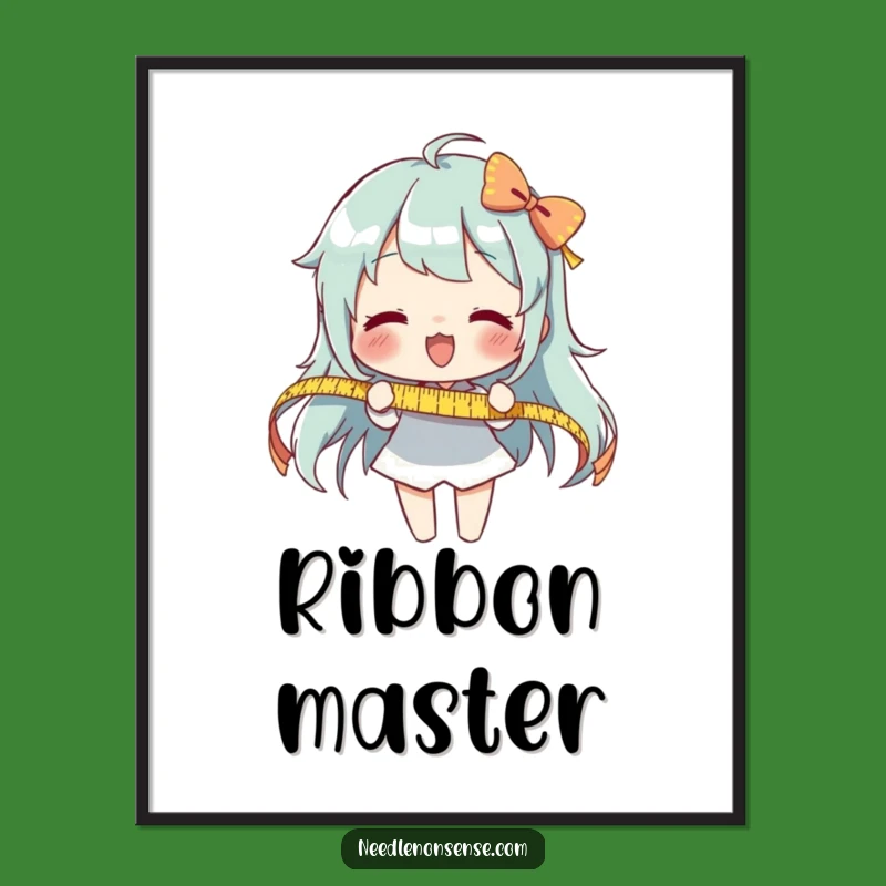 Funny Measuring Ribbon Poster: Add Precise Charm and Humor to Your Walls!