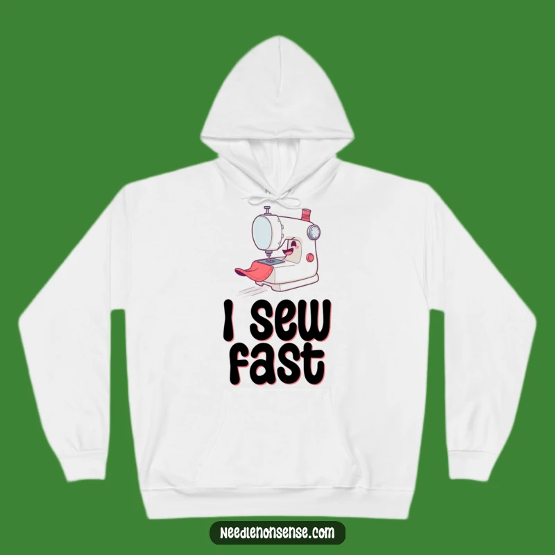 Cozy Funny Sewing Machine Hoodie: Warmth & Mischievous Crafting Style