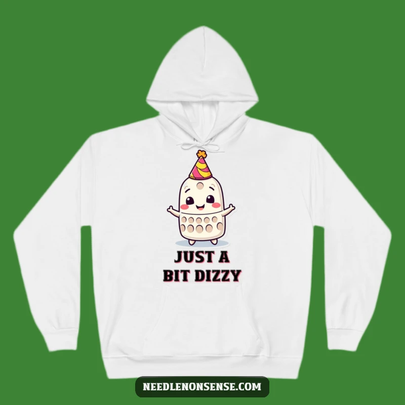 Cozy Funny Thimble Party Hoodie: Warm Wishes and Sewing Fun