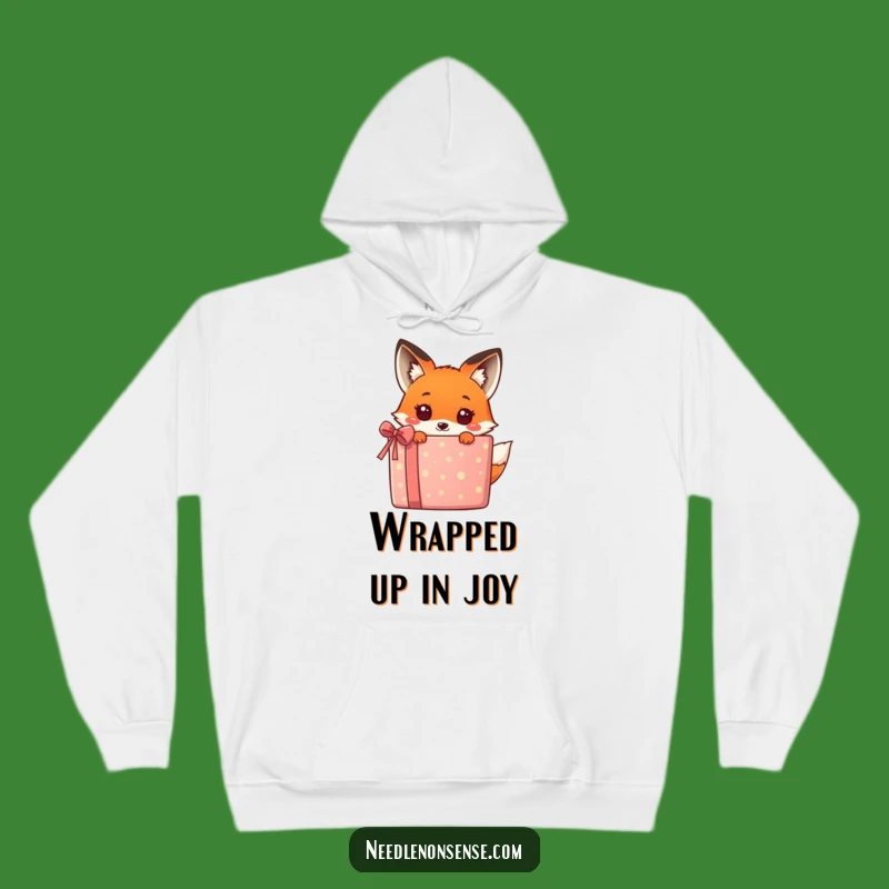Funny Kawaii Fox Gift Hoodie - Cozy Surprise for Fox Enthusiasts!