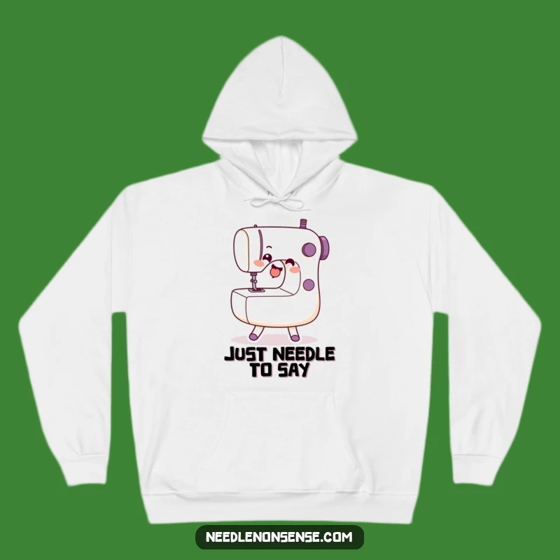 Funny Sewing Machine Boogie Hoodie - Cozy & Fun Gift for Sewists