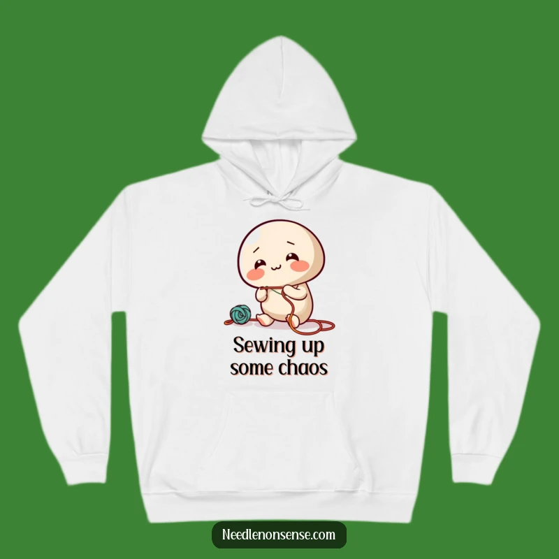 Funny Giggling Needle Hoodie - Cozy & Hilarious Gift for Crafters