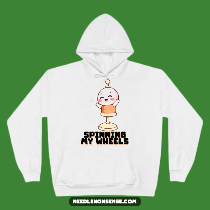 Funny Giggling Bobbin Hoodie: Cozy and Comical Sewing Sweatshirt