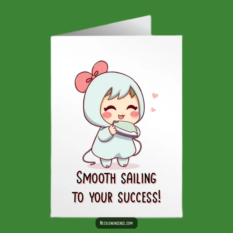 Free Printable Congrats Card: Absurd Ironing, Humorous Downloadable for Success