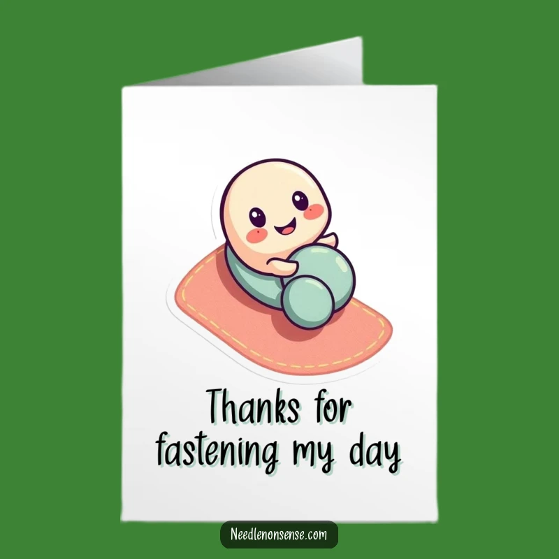 Free Printable Button Thank You Card - Funny Downloadable for Sew Much Appreciation!