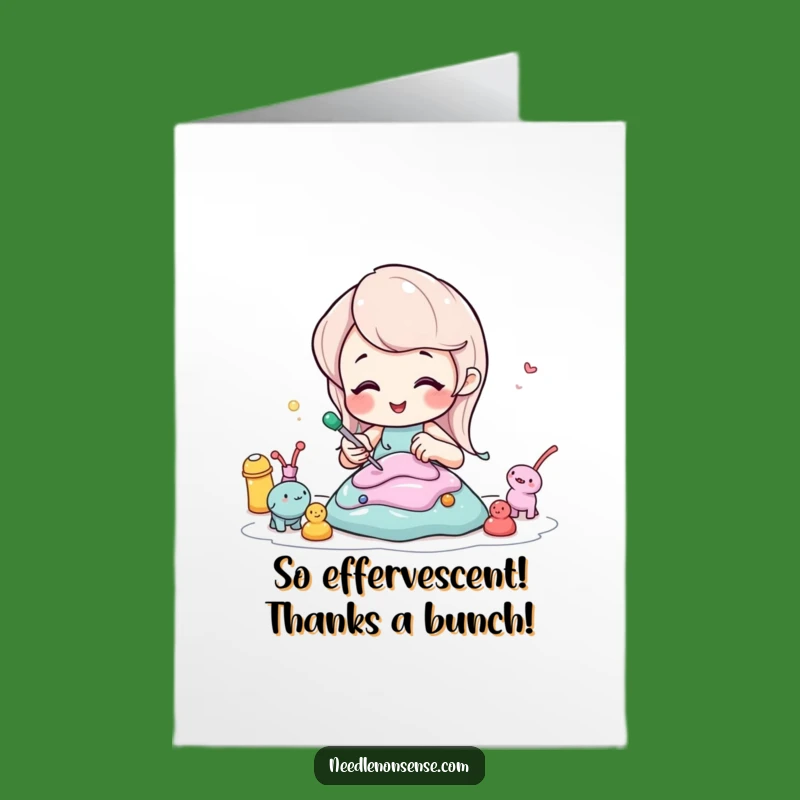 Free Printable Funny Thank You Card: Soda Sculptor Downloadable Gift