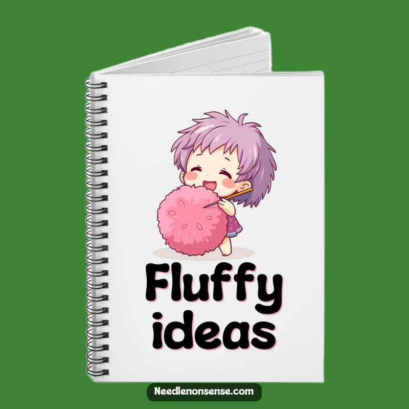 Funny Pom-Pom Needle Notebook: Creative Journal for Crafters Gift