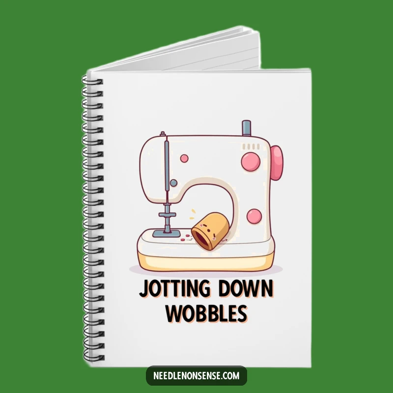 Funny Thimble Wobble Notebook - Hilarious Journal for Sewists' Ideas