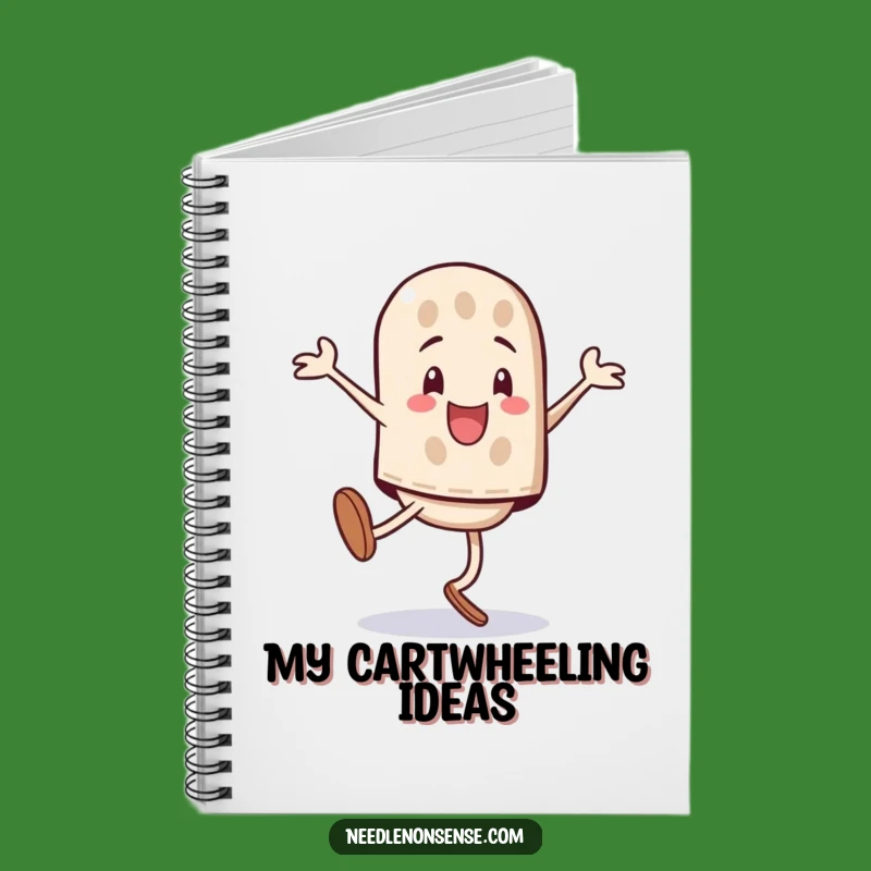 Funny Thimble Cartwheel Notebook: Active Ideas, Jot Down Fun, Ideal Funny Gift