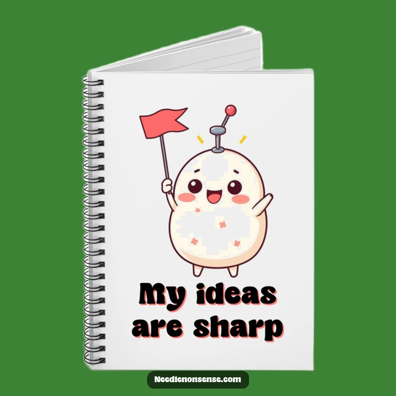 Funny Pin Cushion Ideas Notebook - Hilarious Journal for Sewing Plans