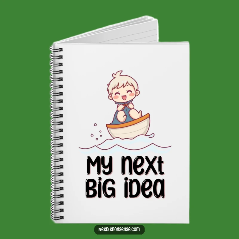 Funny Thimble Boat Giggling Character Notebook, a Hilarious Journal for Sewing Ideas Gift