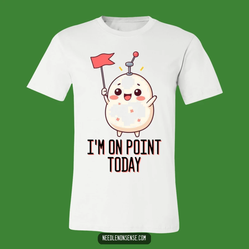 Funny Pin Cushion Legend T-Shirt - Epic Pin Flag Tee for Sewists